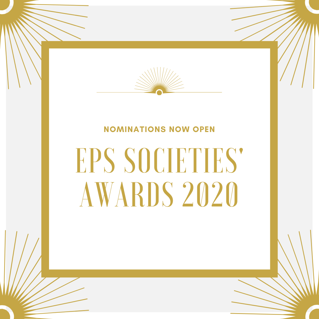 EPS Awards 2020&colon; Why and Who to Nominate